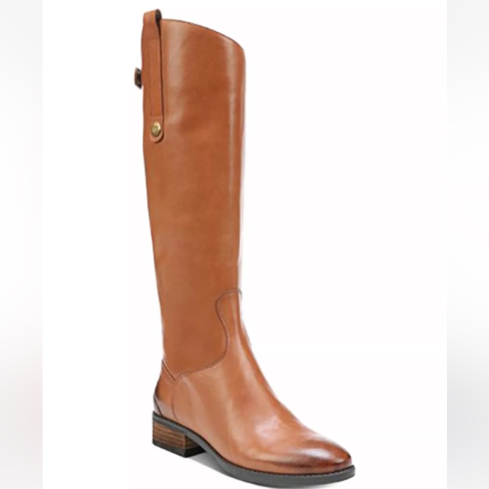 Sam Edelman Penny Leather Rising Boots, Size 6.5